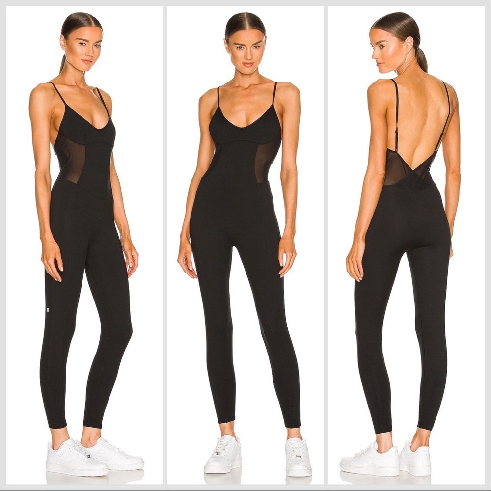 Le Ore Andria Catsuit in Black sz Large